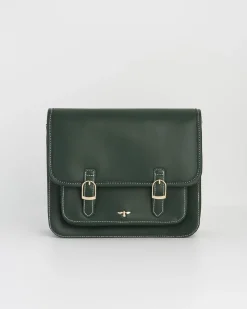 Work Bags|Cross Body Bags-Fable England Into the Woods Green Satchel