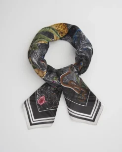 Square Scarves|Luxury Scarves-Fable England Jungle Book Large Square Scarf