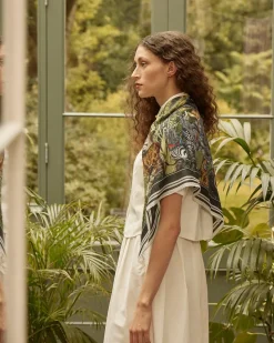 Square Scarves|Luxury Scarves-Fable England Jungle Book Large Square Scarf