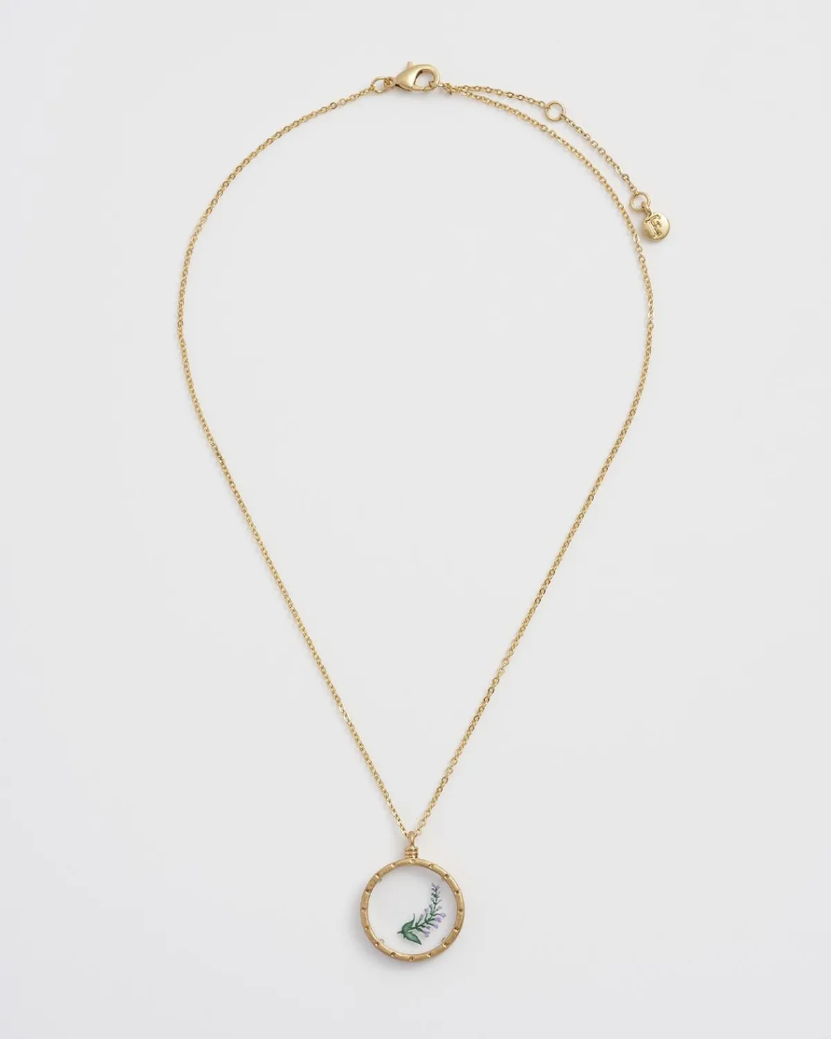Necklaces-Fable England Lavender Monocle Necklace