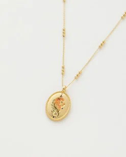 Zodiac Collection|Necklaces-Fable England Leo Zodiac Necklace
