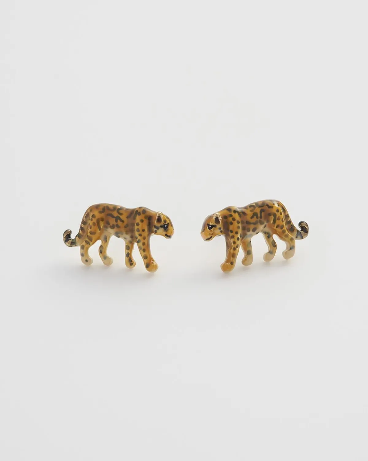 Earrings-Fable England Leopard Stud Earrings