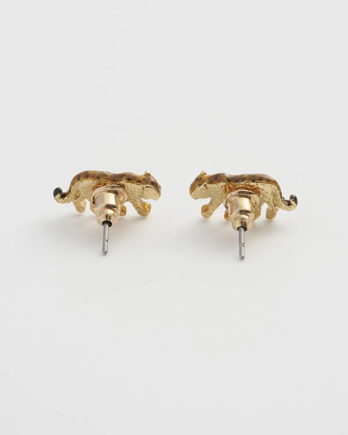 Earrings-Fable England Leopard Stud Earrings