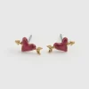 Earrings-Fable England Lovestruck Heart Earrings