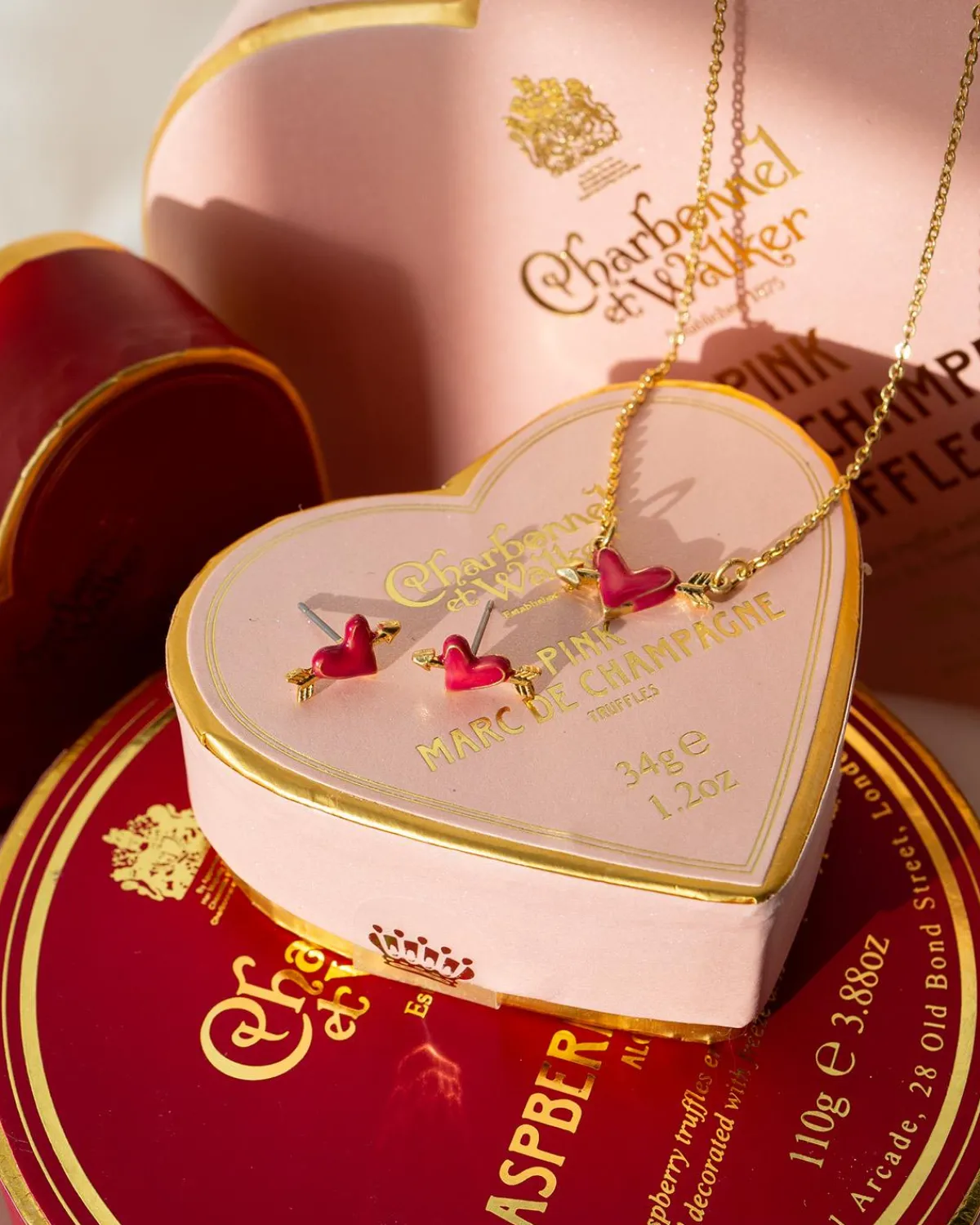 Necklaces-Fable England Lovestruck Heart Necklace