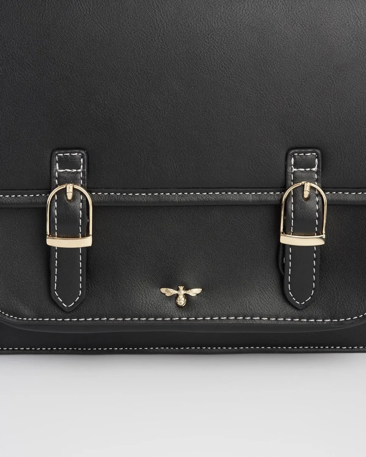 Work Bags|Satchel Bags-Fable England Magical Mushrooms Black Satchel