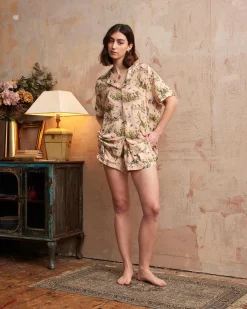 Pajamas-Fable England Morning Song Short Pyjamas