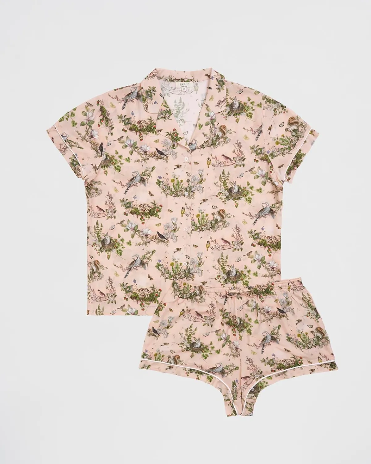 Pajamas-Fable England Morning Song Short Pyjamas