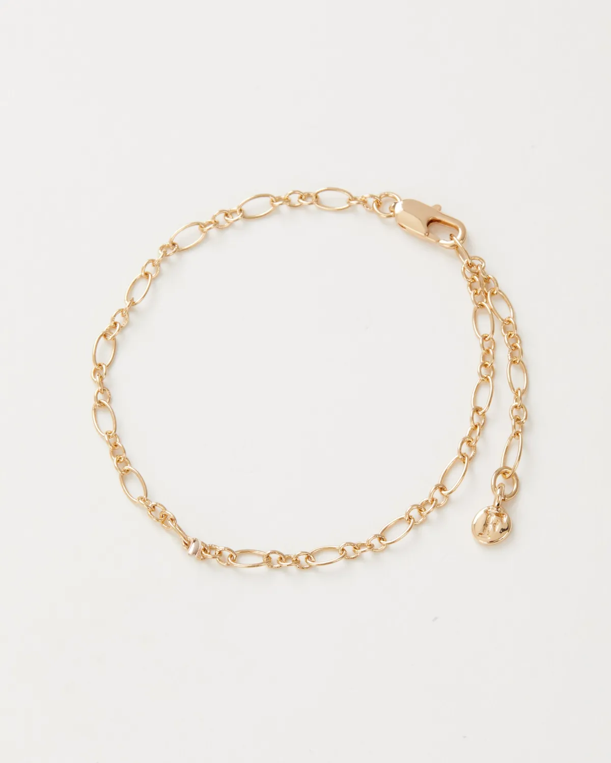 The Fable Charm Collection|Bracelets & Bangles-Fable England Oval Figaro Chain Bracelet