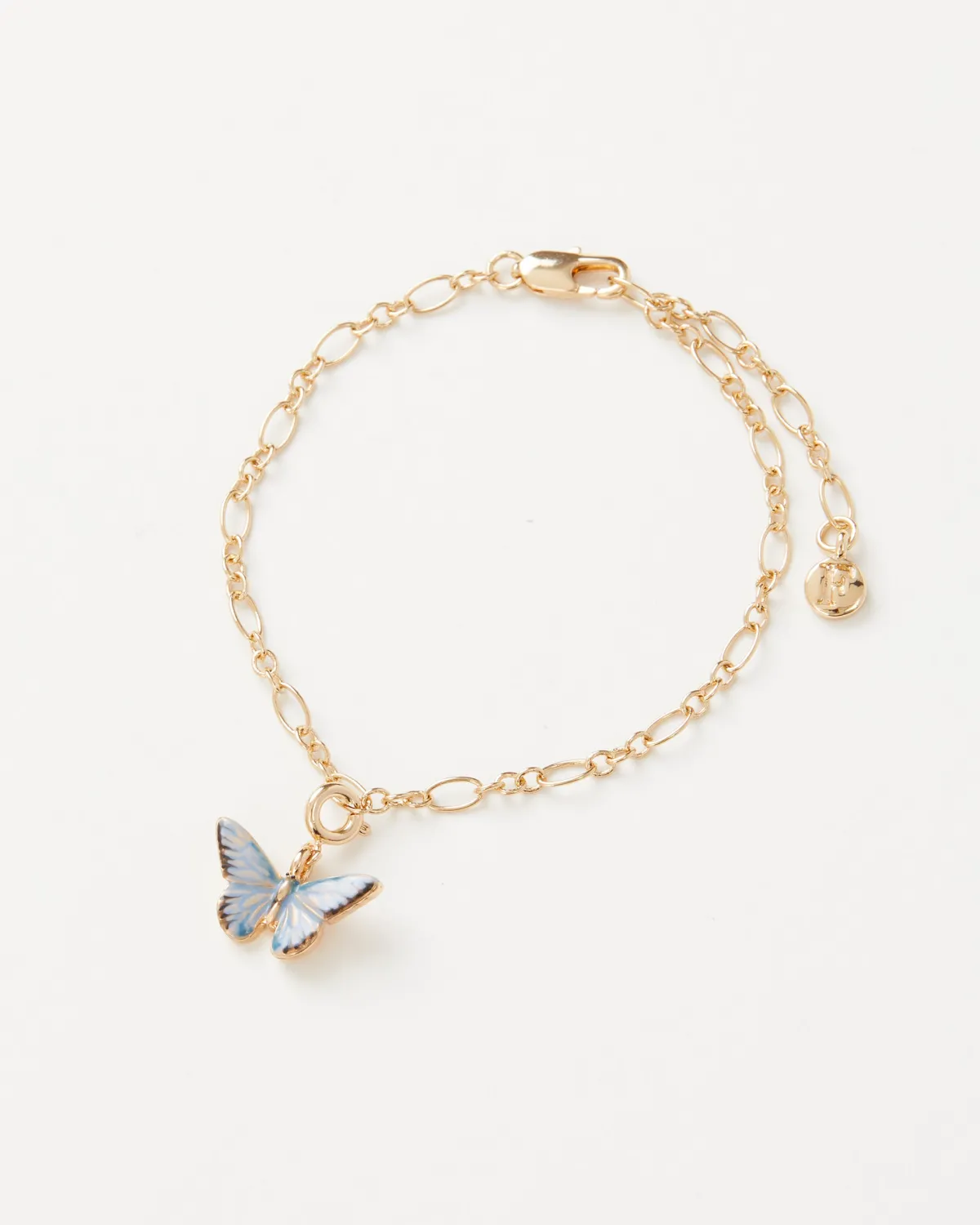The Fable Charm Collection|Bracelets & Bangles-Fable England Oval Figaro Chain Bracelet
