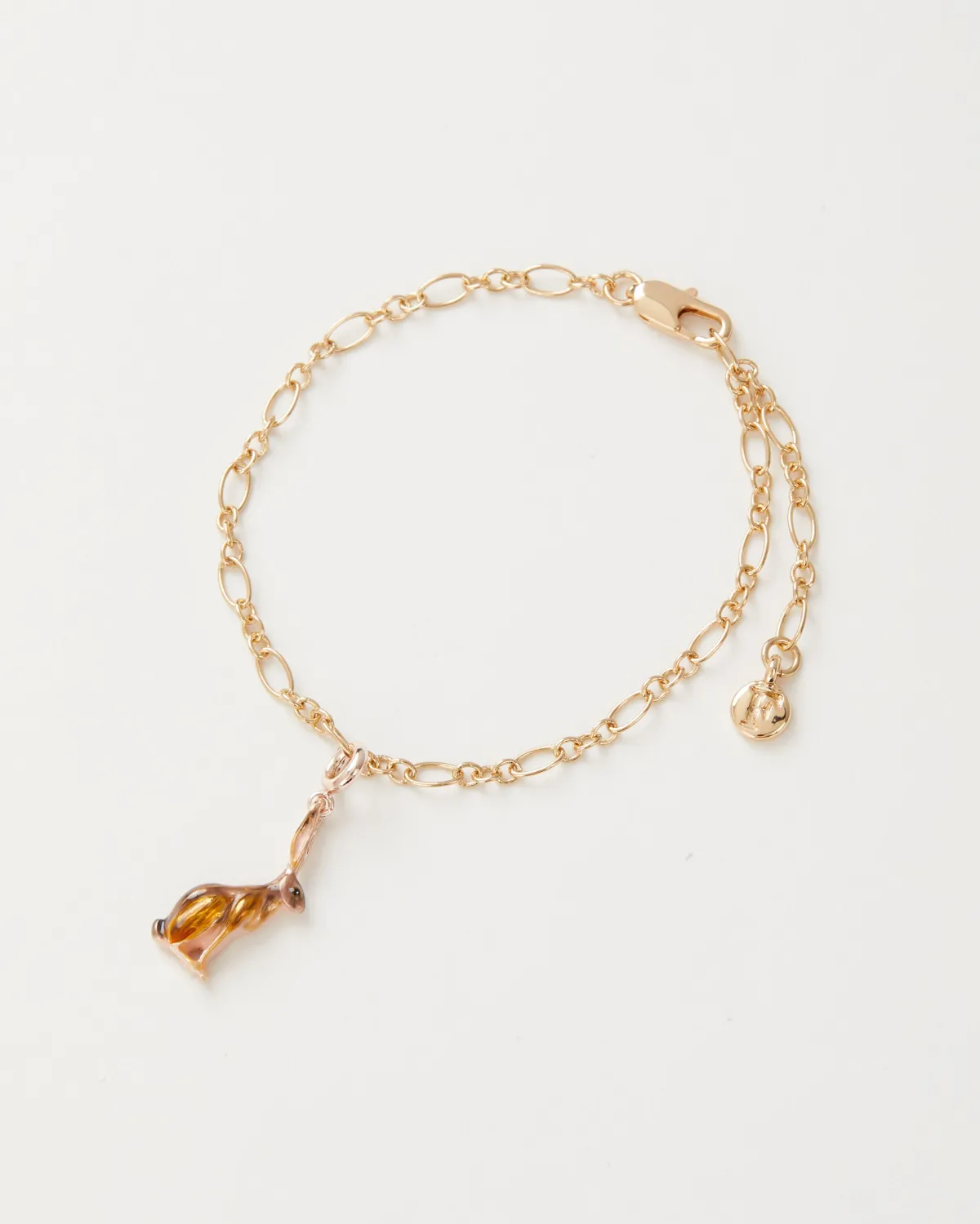 The Fable Charm Collection|Bracelets & Bangles-Fable England Oval Figaro Chain Bracelet