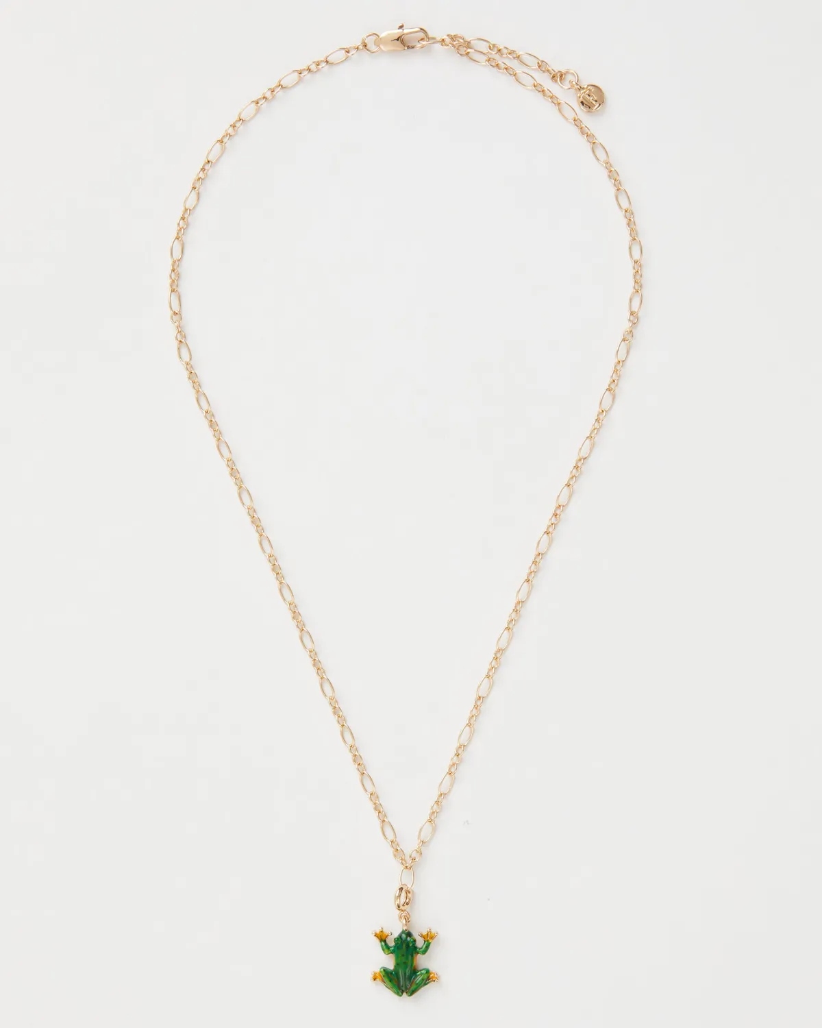 The Fable Charm Collection|Necklaces-Fable England Oval Figaro Chain Necklace