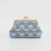 Clutch & Evening Bags|Cross Body Bags-Fable England Pansy Victoriana Blue Clutch