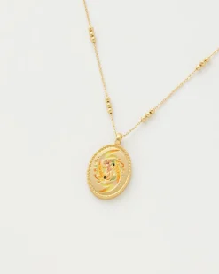 Zodiac Collection|Necklaces-Fable England Pisces Zodiac Necklace