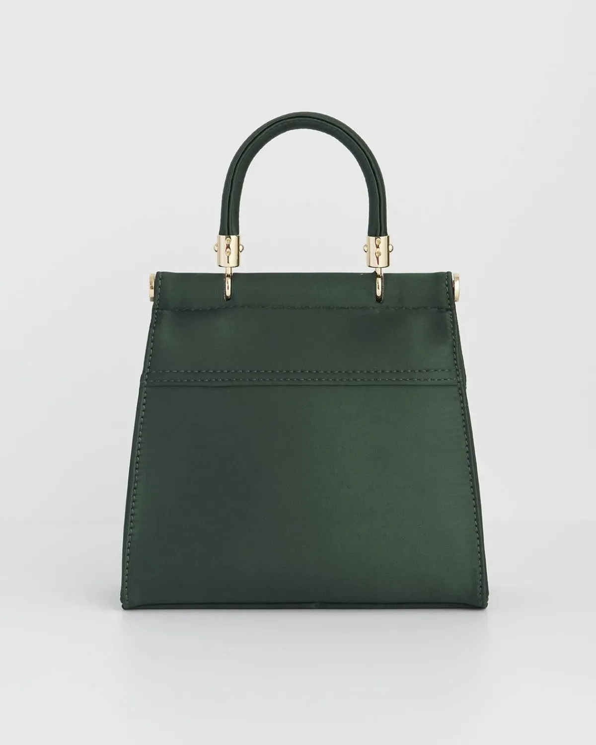 Clutch & Evening Bags|Cross Body Bags-Fable England Robin & Mistletoe Green Embroidered Satin Tote