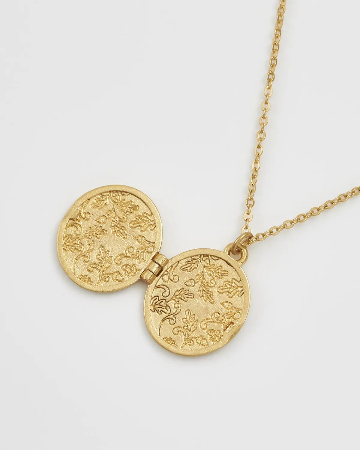 Lockets|Necklaces-Fable England Running Bunny Locket Necklace