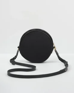 Embroidered Bags|Cross Body Bags-Fable England Sleepy Fox Circle Purse