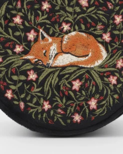 Jewelry Boxes-Fable England Sleepy Fox Round Jewelry Box