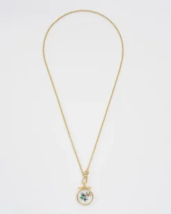 Necklaces-Fable England Swallow Monocle Necklace