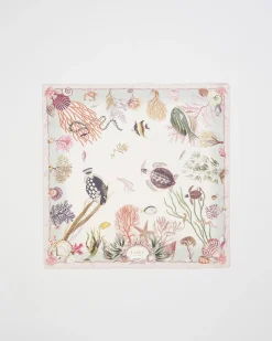 Square Scarves-Fable England Tropical Escape Square Scarf