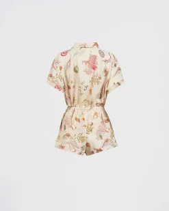 Pajamas-Fable England Whispering Sands Lotus Pink Short Pajamas