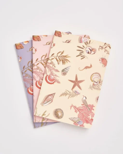 Notebooks-Fable England Whispering Sands Notebooks - Pack Of 3