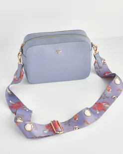 Cross Body Bags-Fable England Whispering Sands Powder Blue Camera Bag