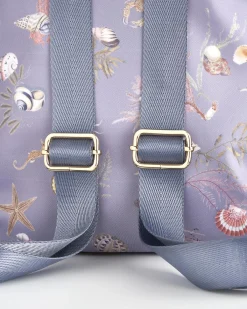 Backpacks-Fable England Whispering Sands Powder Blue Mini Backpack