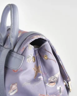 Backpacks-Fable England Whispering Sands Powder Blue Mini Backpack