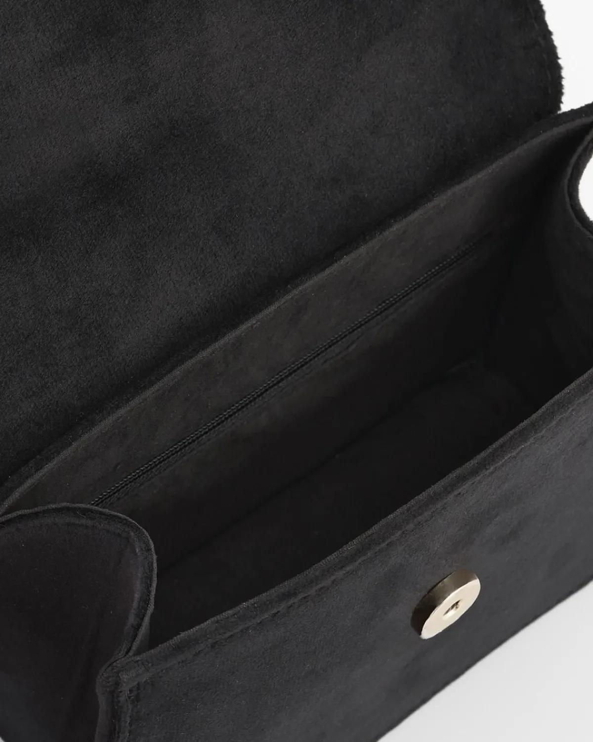 Clutch & Evening Bags|Cross Body Bags-Fable England Wolf Garden Ditsy Embroidered Black Velvet Purse