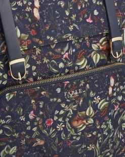 Work Bags|Backpacks-Fable England Wolf Garden Large Navy Backpack