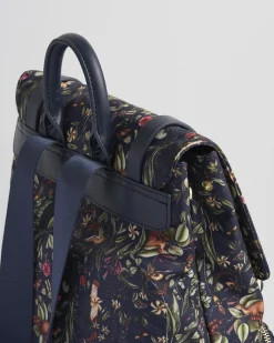 Work Bags|Backpacks-Fable England Wolf Garden Large Navy Backpack