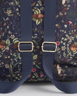 Work Bags|Backpacks-Fable England Wolf Garden Large Navy Backpack