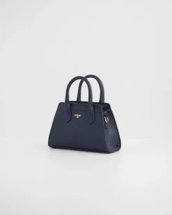 Cross Body Bags|Tote Bags-Fable England Wolf Garden Mini Navy Tote