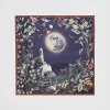 Square Scarves-Fable England Wolf Garden Narrative Square Scarf