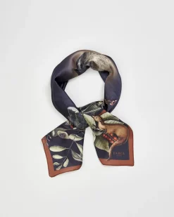 Square Scarves-Fable England Wolf Garden Narrative Square Scarf