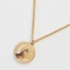 Necklaces-Fable England Wolf Spirit Guide Pendant Necklace