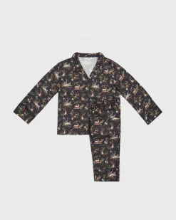 Pajamas-Fable England Wonderland Black Pajamas