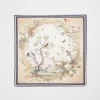 Square Scarves-Fable England Wonderland Narrative Square Scarf