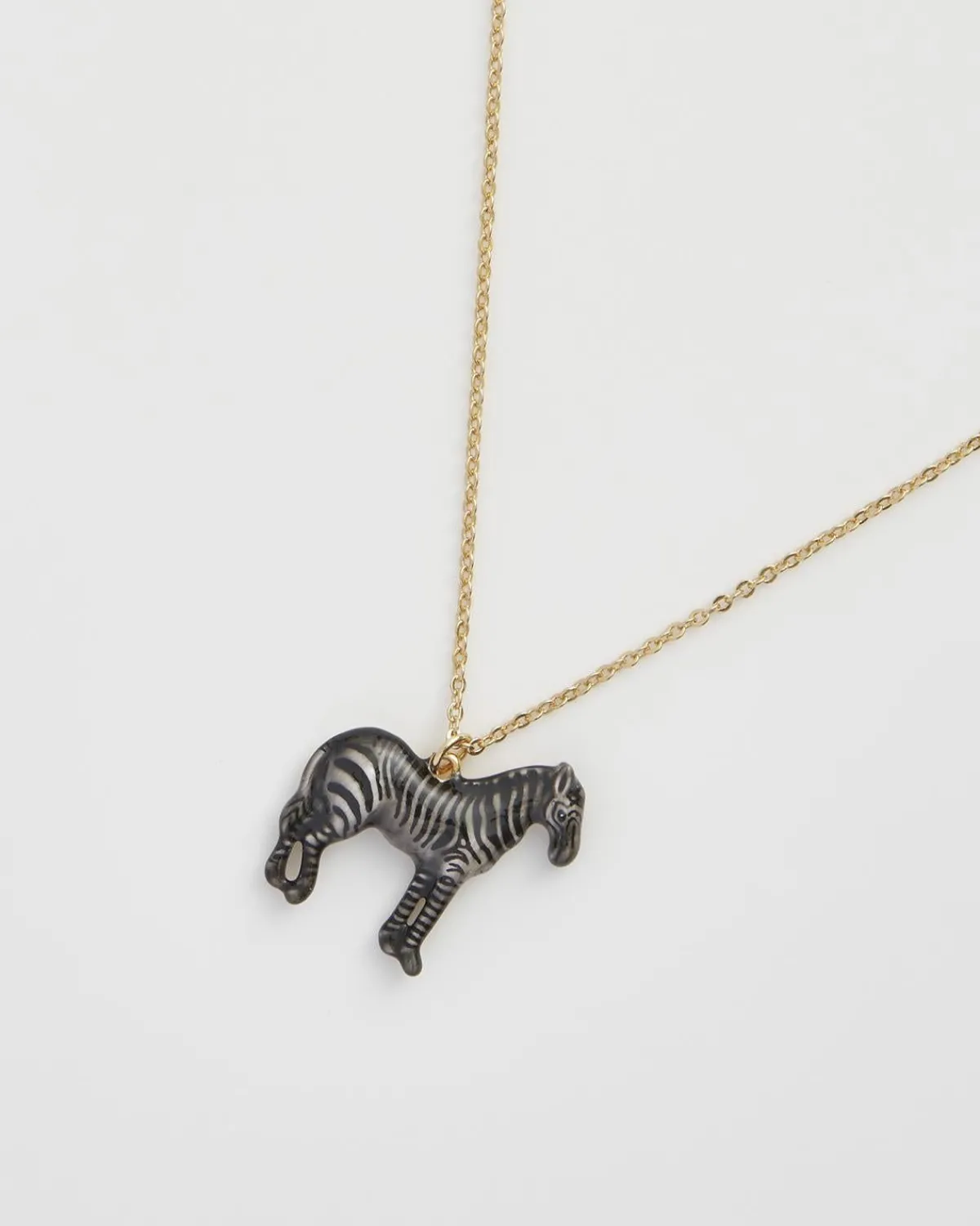 Necklaces-Fable England Zebra Necklace