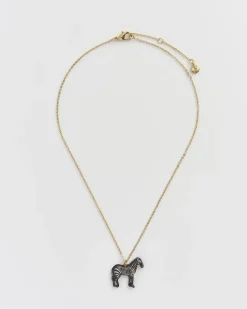 Necklaces-Fable England Zebra Necklace