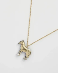 Necklaces-Fable England Zebra Necklace